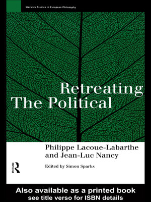 cover image of Retreating the Political